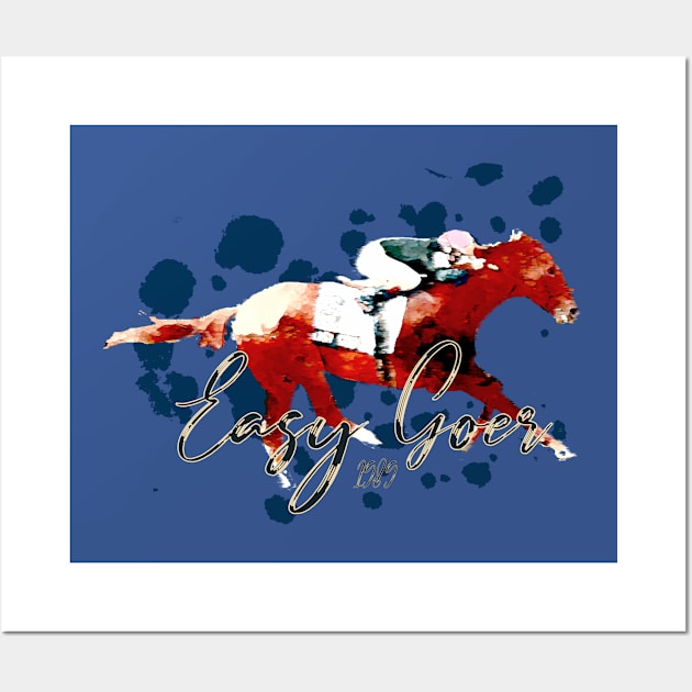 Easy Goer 1989 Wall Art by Ginny Luttrell